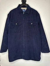 Vtg 90s High Sierra Sherpa Lined Corduroy Jacket Heavyweight Oversized Size L