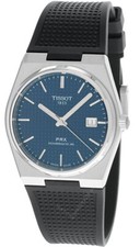 Tissot PRX 40mm Powermatic 80 Blue Dial Rubber Men's Watch T137.407.17.041.00