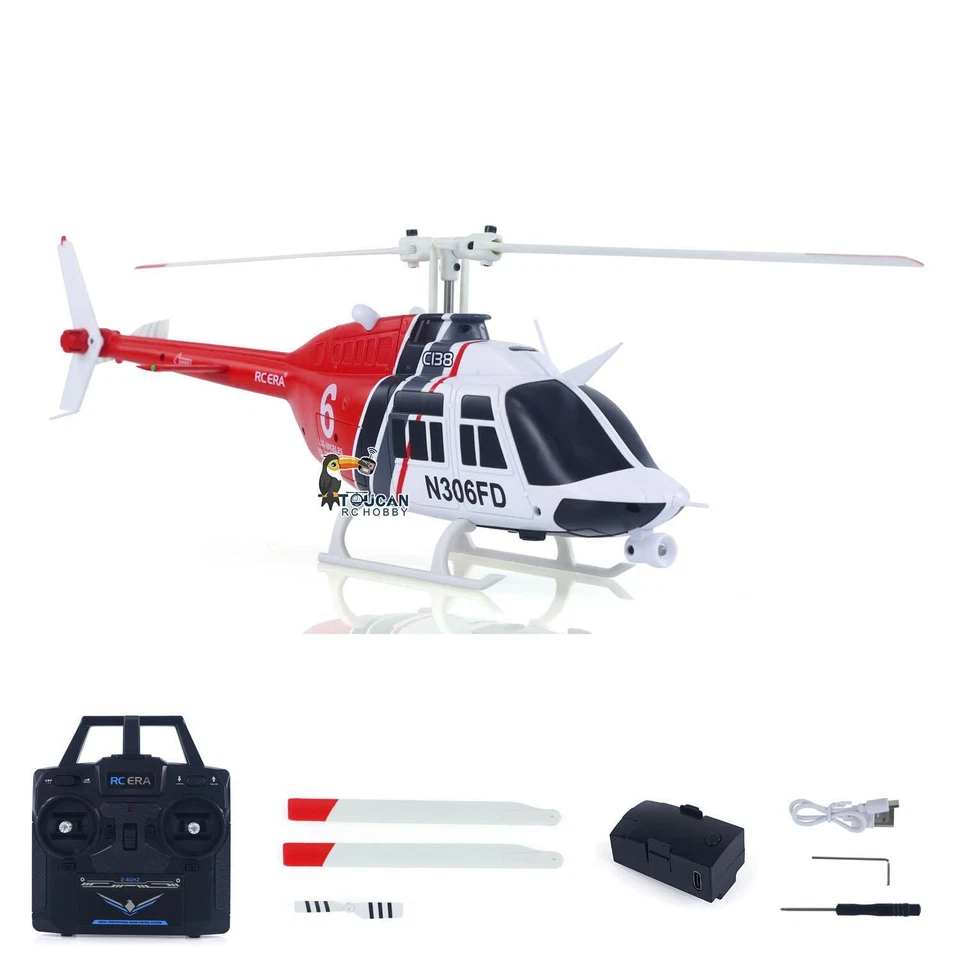 RC Hubschrauber Bell206 2.4G RC Stunt Flugzeug 6 Achse Gyroskop Kinder Spielzeug - Bild 4 von 4