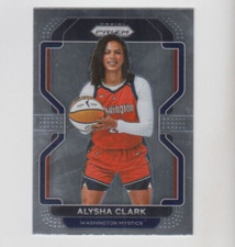 Alysha Clark 2022 PANINI PRIZM WNBA BASE CARD #79 WASHINGTON MYSTICS