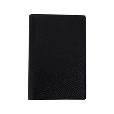 Hermes City MC2 Euclide Card Case Black Epsom Leather New w/ Box