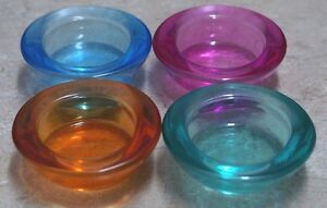 1-Votive/Tealight Flower Pot Holders~Clear & Heavier Glass Than Our Other Deal