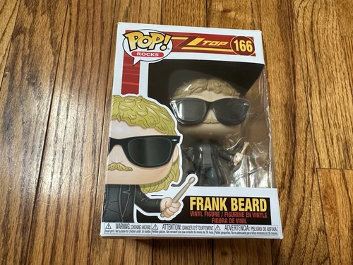 Funko Pop Rocks ZZ Top "Frank Beard" 166 Vinyl Figure NEW IN BOX