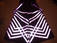 Heatwave phat pants rave gear reflective dance wear hardstyle reflector trousers