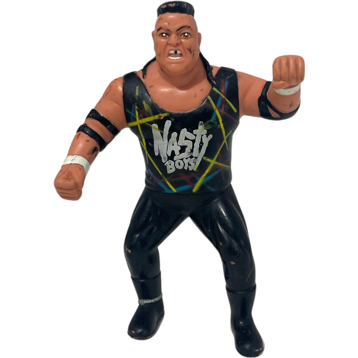 1994 WCW Wrestling Superstars Nasty Boys Jerry Sags Wrestling Action FigURE JB5