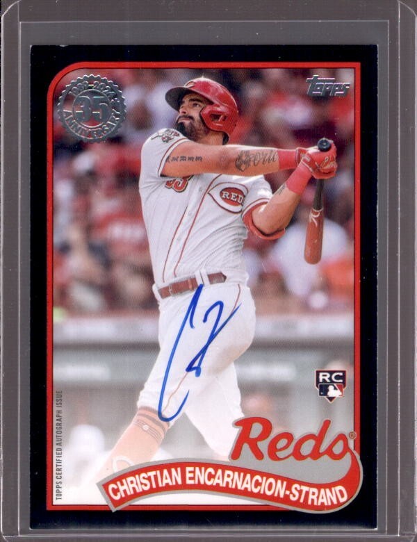 Christian Encarnacion-Strand 直筆サイン MLB CHRISTIAN ENCARNACION-STRAND 2024 Topps Black 1989 Rookie RC