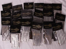 19 pieces of No-Shine Insignia - silver bar pins