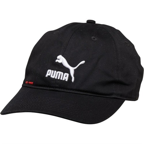 Puma Mens Logo BB Black/White/Red Cap 