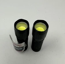 LOT OF 2 LED Flashlight 100 Lumens, ALUMINUM LED FLASHLIGHT