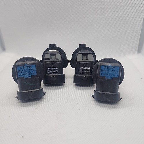 Sylvania & Osram Halogen Headlight Bulb 9005 & H11 High/Low Beam Full Set of 4 - Picture 2 of 5
