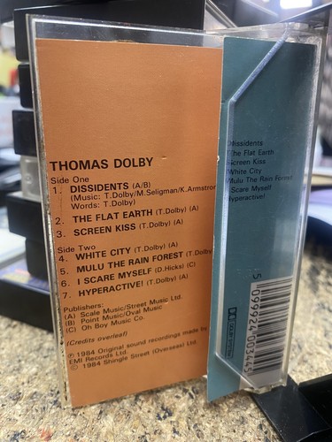 THOMAS DOLBY - THE FLAT EARTH - CASSETTE TAPE ALBUM Electronic Rock / Synth-Pop - Picture 3 of 7