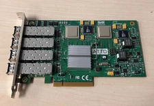 ATTO FC44ES 4G Fibre 4-Port FC Card 0206-PCBX-000 and 4 Fiber Optic Transceivers