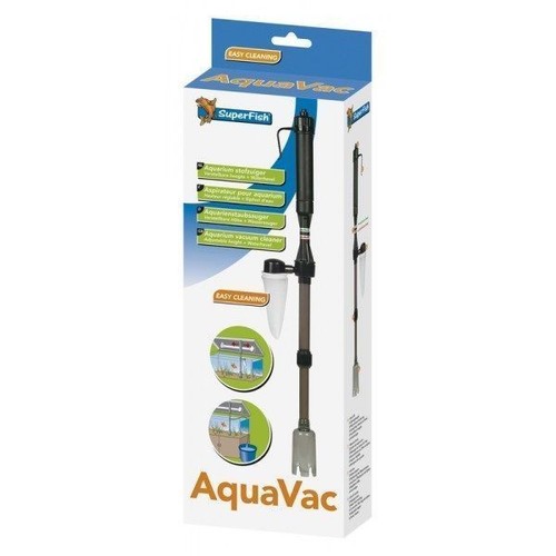 SUPERFISH AQUAVAC AQUARIUM SUPER FISH TANK CLEANER VACUUM AQUA GRAVEL