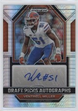 2023 Panini Prizm Draft Picks Hyper Ventrell Miller #DPA-VEM Auto 0jr6