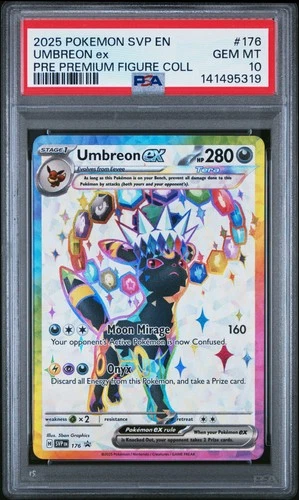 2025 POKEMON SVP PROMO PREMIUM FIGURE COLLECTION #176 UMBREON EX PSA 10