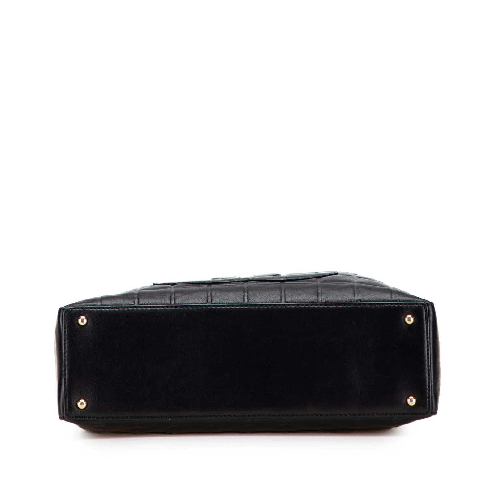 Authenticated Chanel Medium Lambskin Chocolate Ba… - image 3