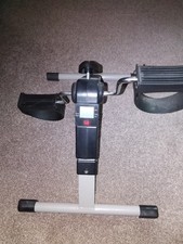 Mini Exercise Bike Pedal Exerciser Arm Leg Cycle Machine Adjustable Resistance