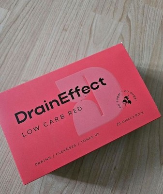 Drain EFFECT RED . OHNE ZUCKER. NEU