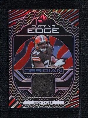 2021 Panini Obsidian Cutting Edge 6/100 Nick Chubb #CE-NC 0z3d