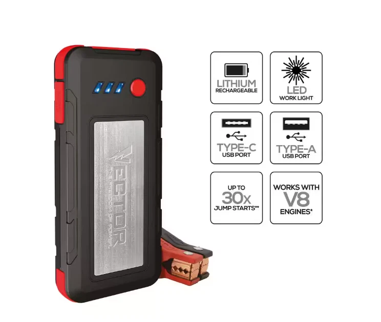 Vector SS16LV 1600 Peak Amp Automotive Lithium Jump Starter, Portable Power -NEW - Image 3 of 4