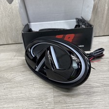 For 2018-2024 Q50 Black Led Emblem Background White Led Brand New Black Gloss For 2018-2024 Q50 Black Led Emblem Background White Led Brand New Black Gloss