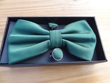 Men's Bow Tie Sets Including Cufflinks and Handkerchieves Bow Ties with