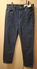 NWT Gap Cheeky Straight Leg High Rise Women's Denim Jeans Button Fly Size 31 T