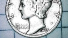 1938-S Mercury Dime - Exact Coin Photographed