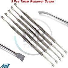 5 Pcs Dental Tartar Remover Scaler Teeth Scraper Calculus Plaque Removal Tools