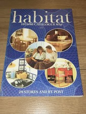 HABITAT 1979 / 1980 catalogue - INTERIOR DESIGN FURNITURE, TOYS, BEDROOM,KITCHEN