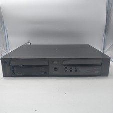 Go Video Dual Deck System VHS VCR Tape Recorder GV4010 Powers On For Parts