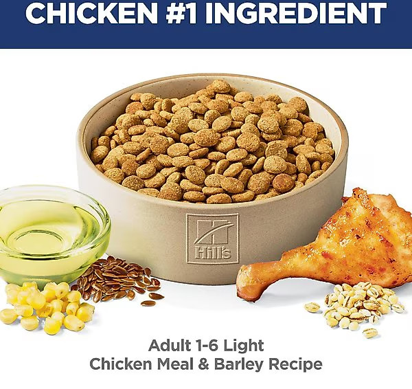 Hill's Science Diet Adult Light Weight Management with Chicken Meal & Barley Dry