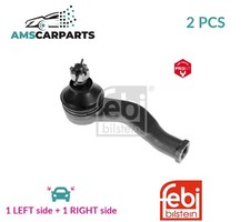TRACK ROD END RACK END PAIR FRONT WHEEL SIDE 48032 FEBI BILSTEIN 2PCS NEW