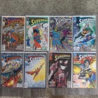 Superman Lot of 8 Vintage DC Comic Books