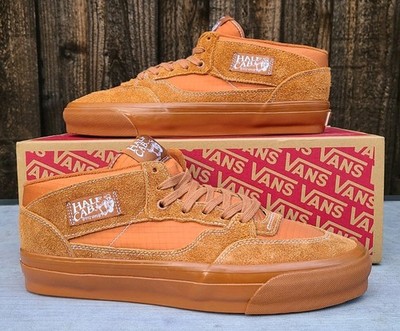 Size 10½ - Vans Premium Half Cab 33 Hairy Suede Pack - Ginger Orange