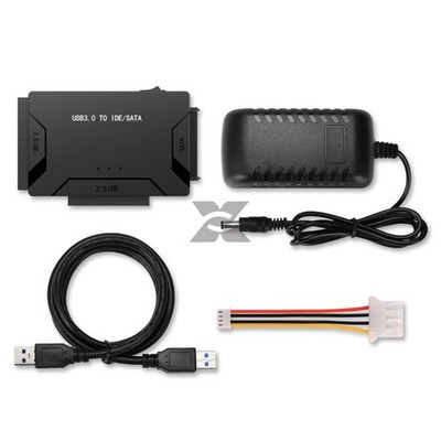 USB 3.0 to IDE & SATA Converter External Hard Drive Adapter Kit 2.5''/3.5'' Cable