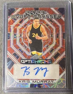 2022-23 Leaf Optichrome - Kris Murray #BA-KM2 Zebra Crystals /2 (AU, RC)