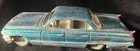Vintage Bandai Cadillac Early 1960s Tin Toy Car Made In Japan