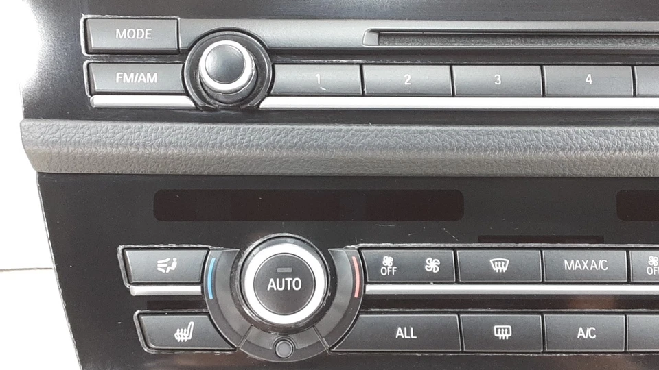 2012-2015 BMW M5 Auto Temperature Climate and Radio Audio Control OEM LKQ - Изображение 2 из 4