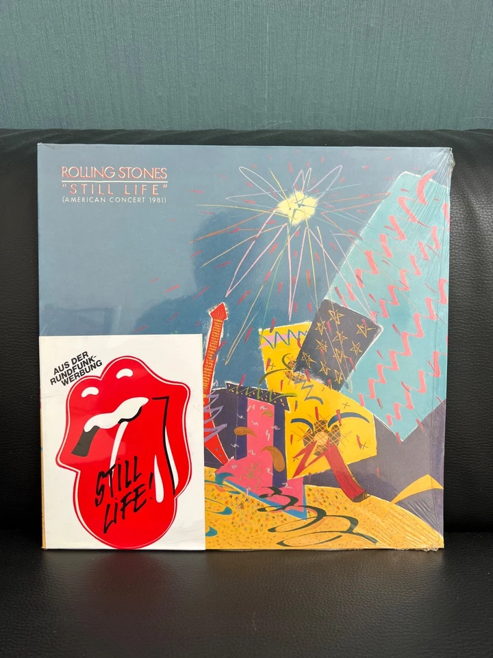 ROLLING STONES/Still Life-LP-1st.EU.1982-STILL SEALED-w.PROMO STICKER-MEGA RARE! - Bild 2 von 4