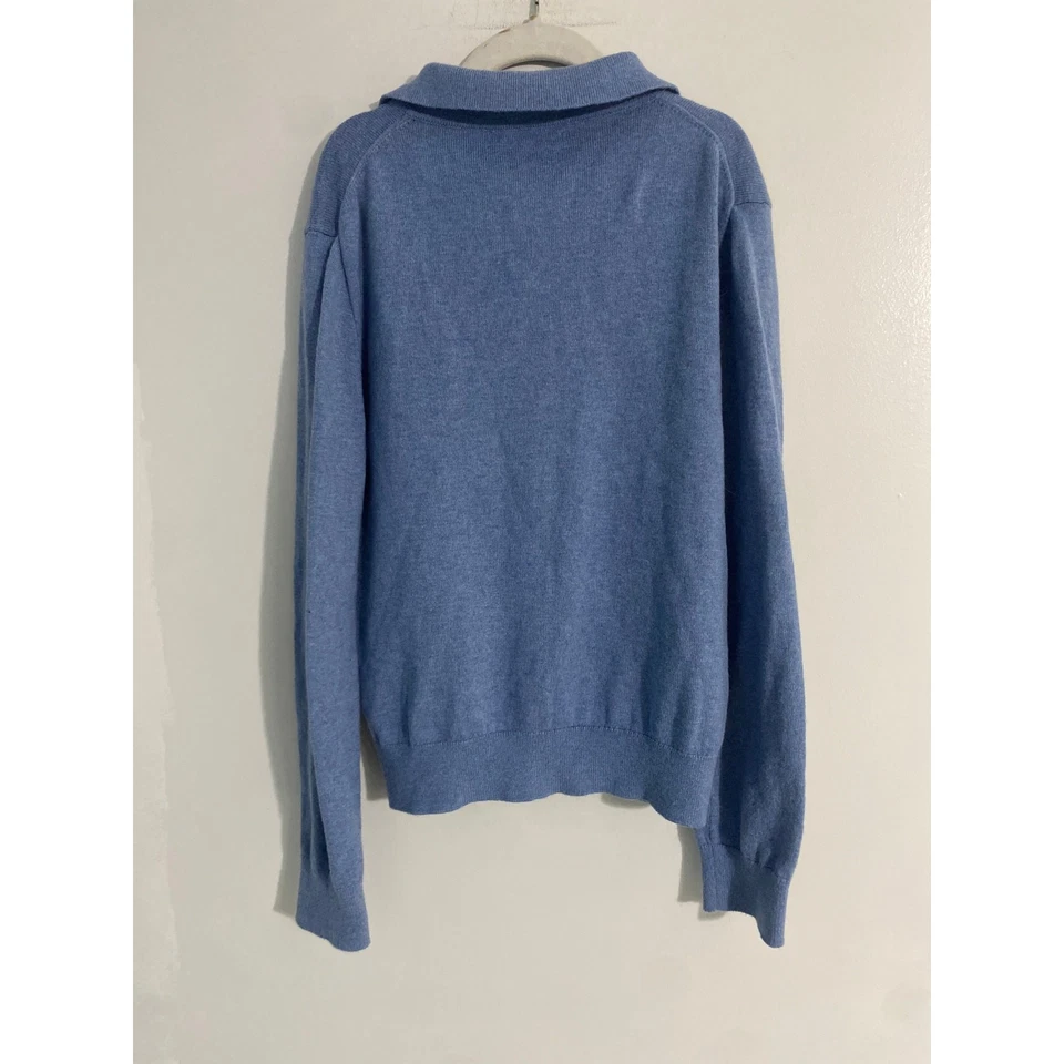 Crewcuts Suéter Niños Talla M (8-9) Azul Algodón Cachemira Básico Preppy Acogedor Foto 3 de 4