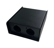 PROCRAFT PB2-1X2X-BK Steel Project Box 4 1/2" x 3-3/4" x 1 5/8" w/3 "D" Punches