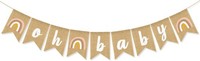 Babyparty Deko Oh Baby Girlande Banner GeschlechtsverküNdung Tortendeko Neutral