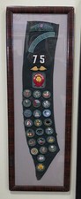 Vintage 1970s Girl Scouts USA Sash W/ Badges Jane Addams Council Framed