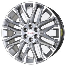 24 Gmc Yukon Wheel Rim Factory Oem 26yukon-denali24 2022-2026 Machined Silver