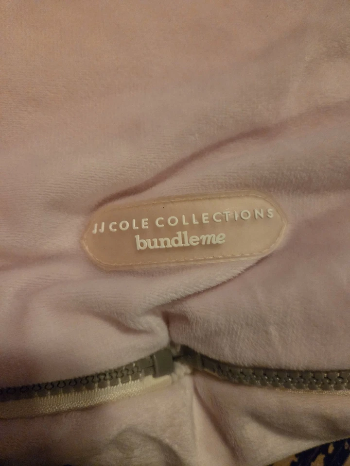 JJ Cole Bundle Me Fleece Lined Pink Baby Bunting Bag, For Stroller Or Car Seat - Image 4 of 4