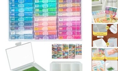 Diamond Art Trays with Lids, 30PCS Diamond Painting Trays with 1 pack (30pcs)