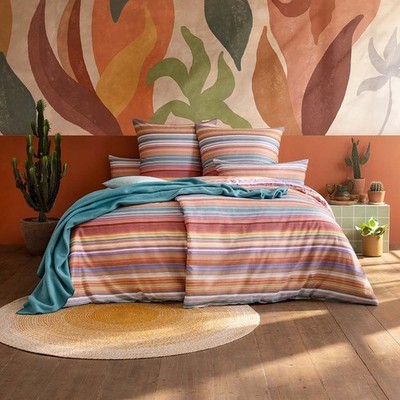 Estella Mako Satin Bettwäsche Ruth  1 x 40x80 + 1 x 80x80 + 135x200 / 155x220 cm