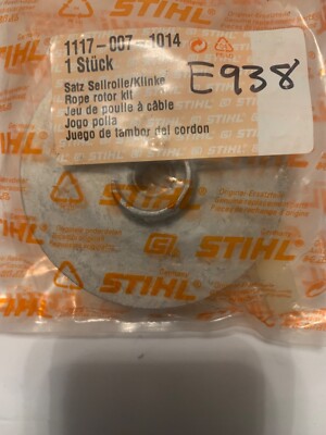 NOS NEW OEM STIHL chainsaw & equipment rope rotor kit 1117 007 1014 ...