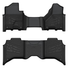 LASFIT TPE Car Floor Liners Floor Mats for 2019-2025 Ram 2500 / 3500 ALL WEATHER